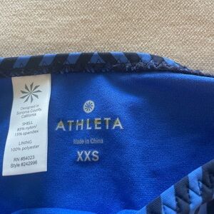 Athleta Cobalt Blue XXS String Bikini Bottoms